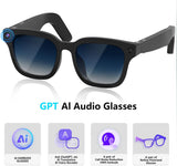AI Smart Glasses， 8MP Camera Glasses with Camera and Audio