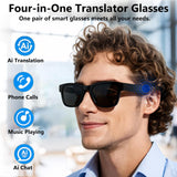 AI Translation Smart Glasses with Chat GPT for Men and Women