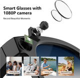 AI Smart Glasses， 8MP Camera Glasses with Camera and Audio