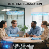 Smart Bluetooth Glasses with HD Camera –1080P Video Recording, AI Voice, Chatgpt, Open-Ear Audio, Music,Call, ANC Mic,Fashion Smart Sunglasses with Outdoor UV Protection,Wifi,Translation for Men Women